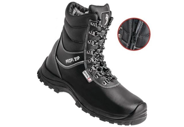 Baak »Sicherheitswinterstiefel Magnus-Profi Größe 47 schwarz S3 SRC CI EN ISO 20345 Rindleder glatt« Arbeitsschuh