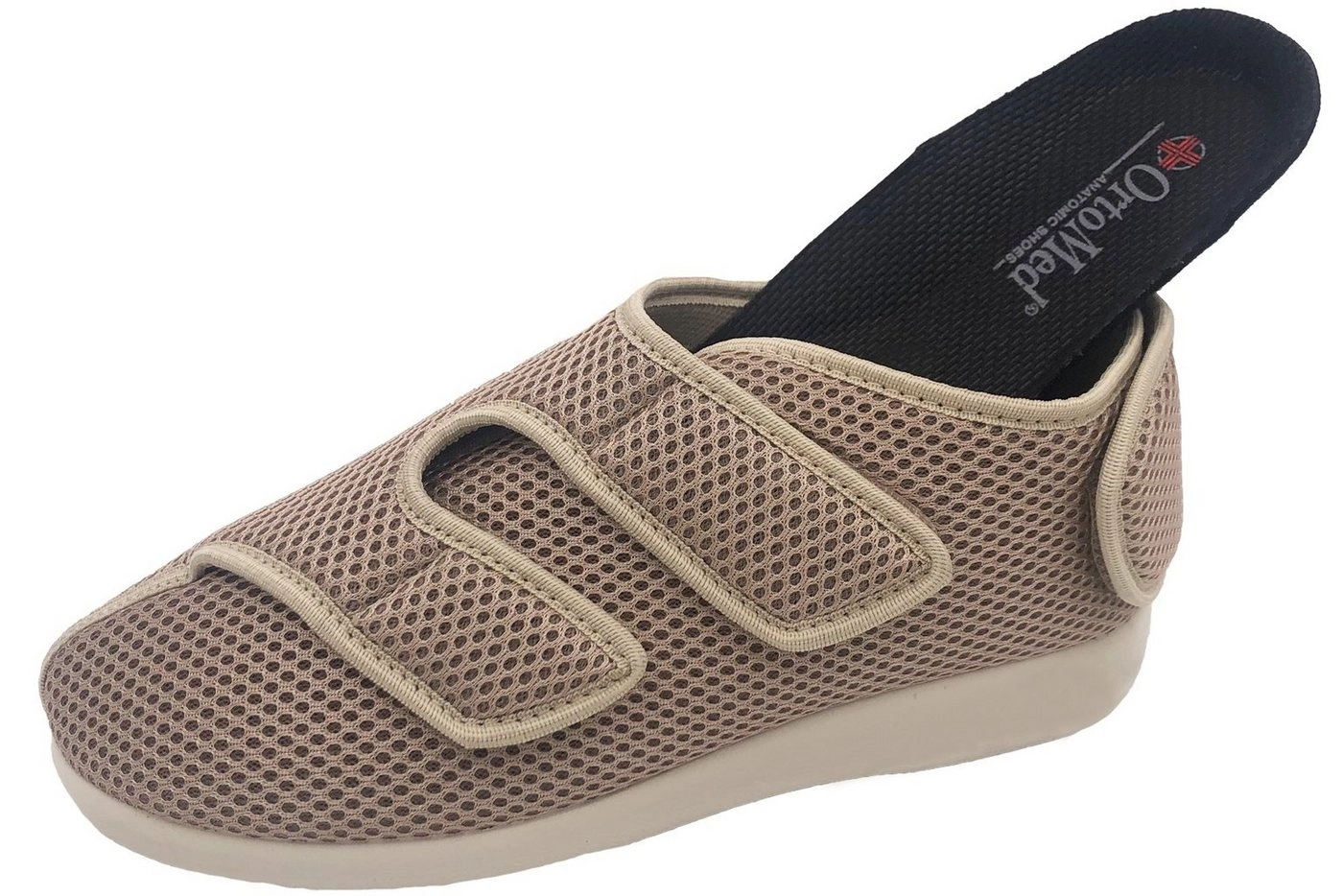 PADERO »Ortomed Klettschuhe Verbandschuhe« Hausschuh Orthopädischer Rehabilitationsschuh