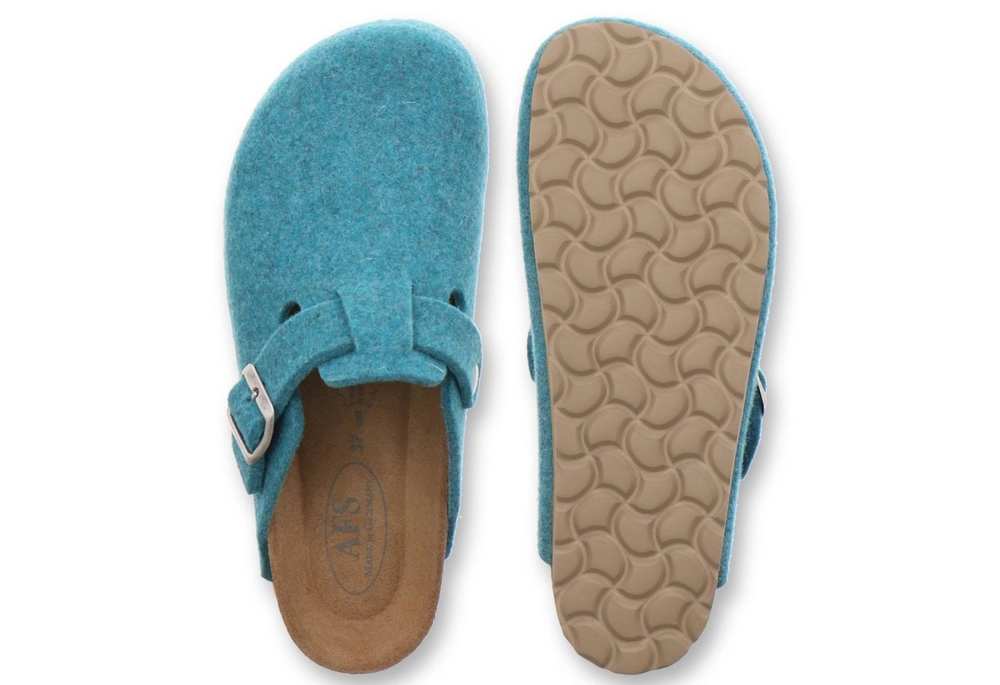 AFS-Schuhe »26900« Hausschuh für Damen aus Filz mit Fußbett, Made in Germany
