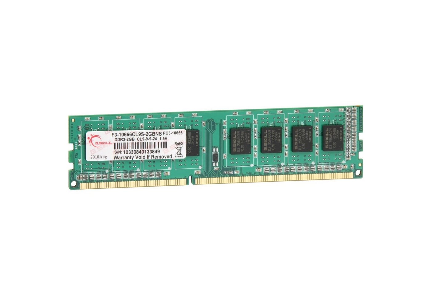 DIMM 2 GB DDR3-1333, Arbeitsspeicher
