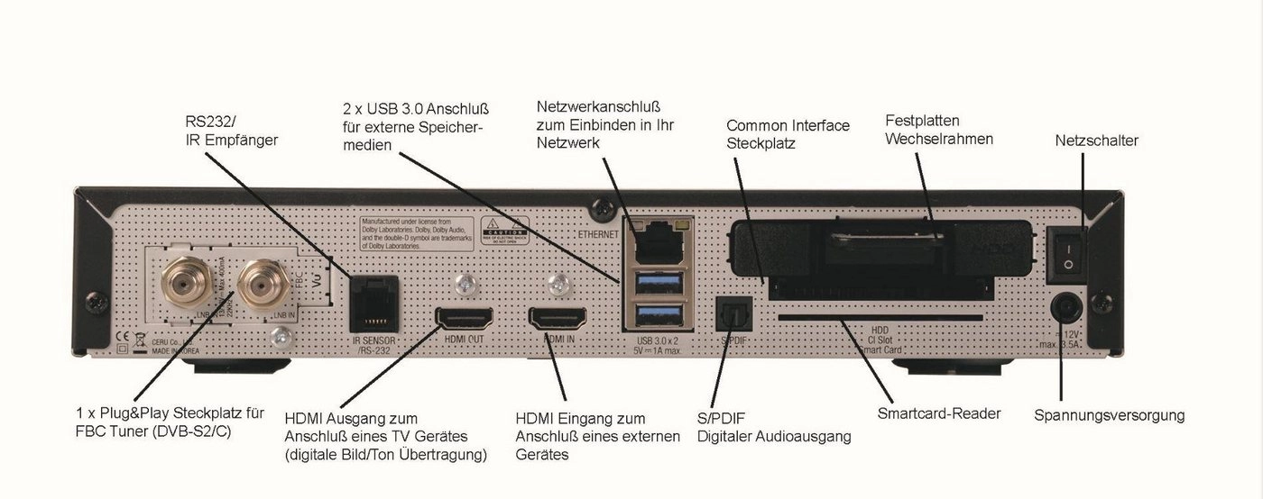 UNO 4K SE, Sat-Receiver