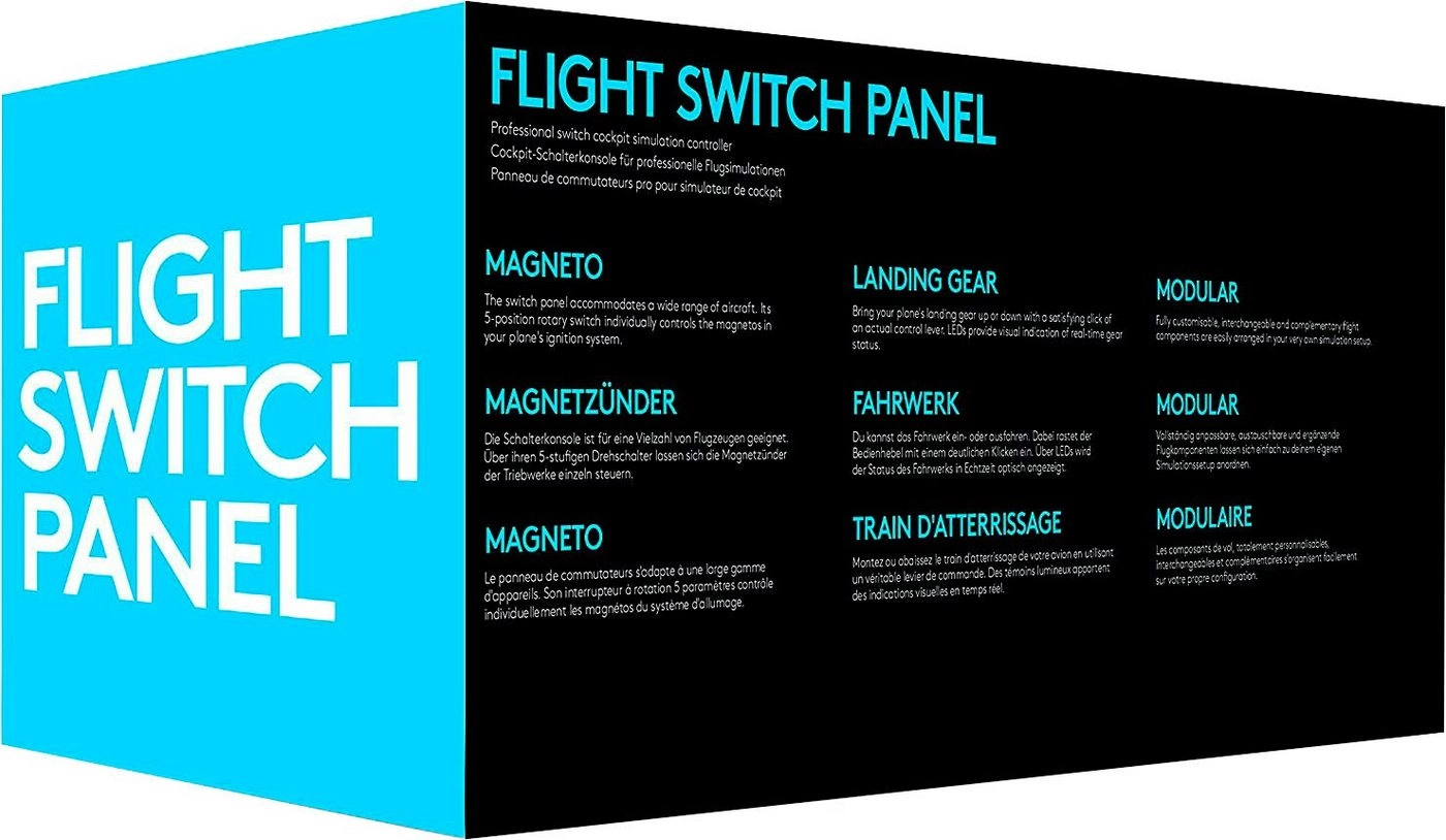 G Saitek PRO Flight Switch Panel, Instrumentenpanel