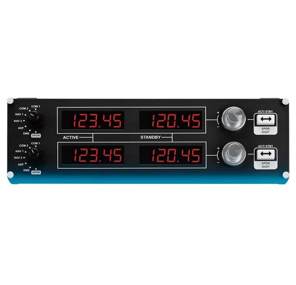 G Saitek PRO Flight Radio Panel, Instrumentenpanel