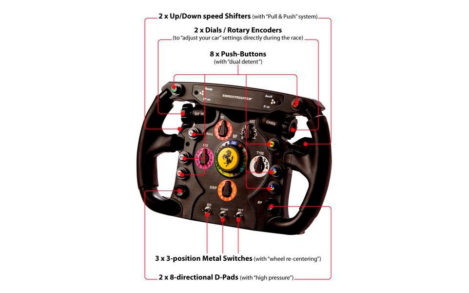 Ferrari F1 Wheel Add-On, Austausch-Lenkrad