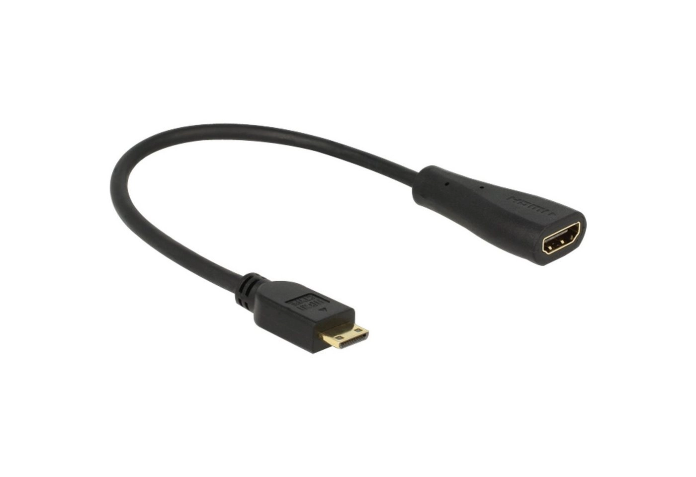 Kabel HDMI mini C Stecker > HDMI-A Buchse, Adapter