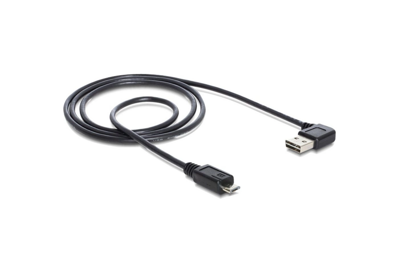 EASY-USB 2.0 Kabel, USB-A Stecker 90° > Micro-USB Stecker