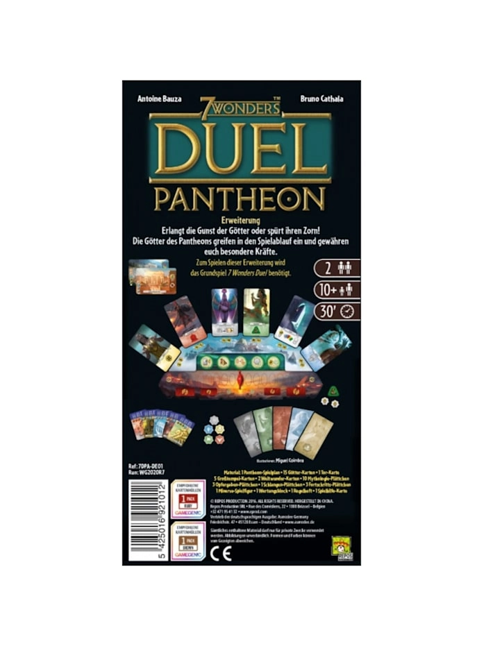 7 Wonders Duel - Pantheon, Brettspiel