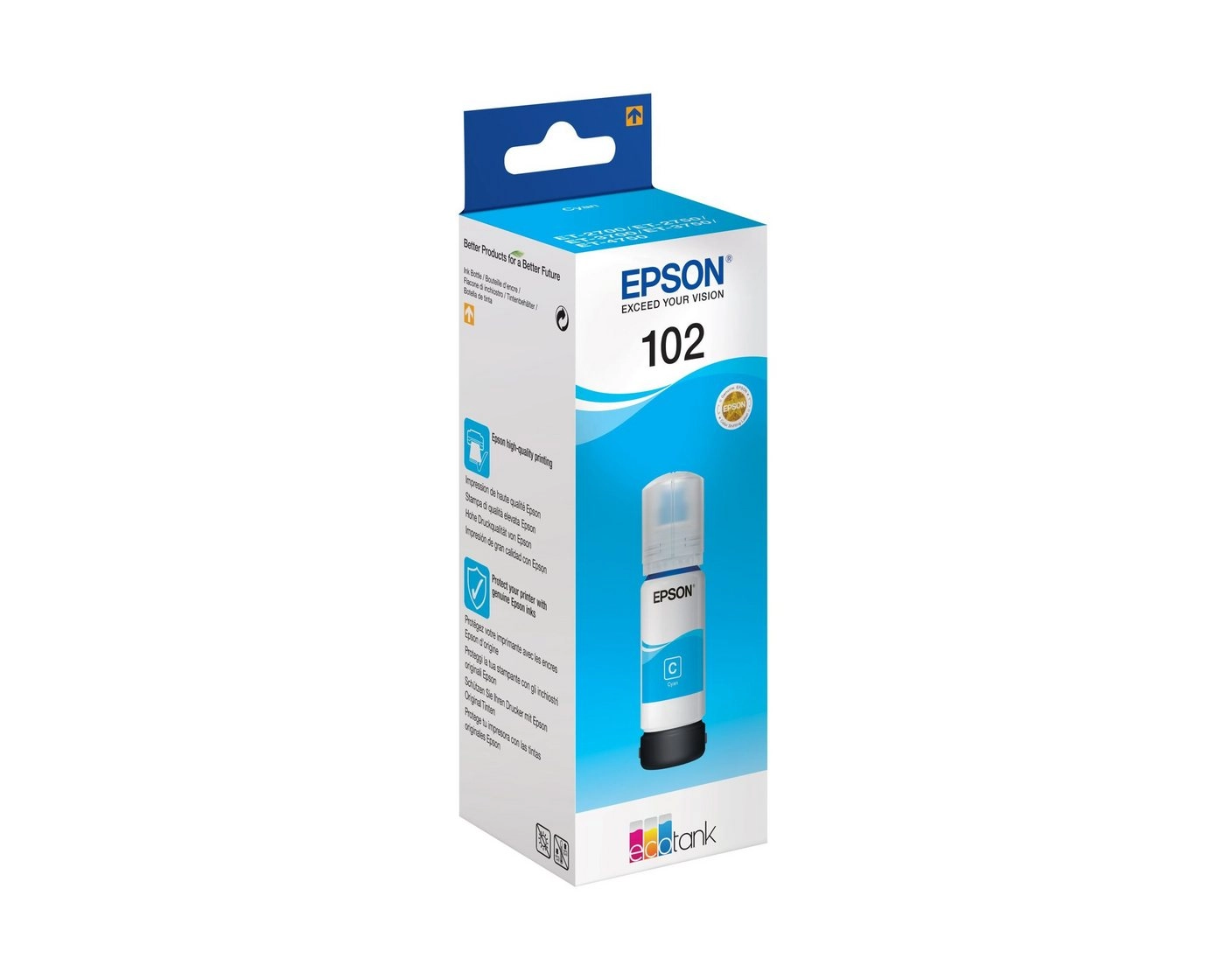 Tinte cyan 102 Eco Tank (C13T03R240)