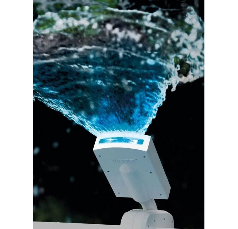 Multi-Color LED Wasserfontäne, Außendusche