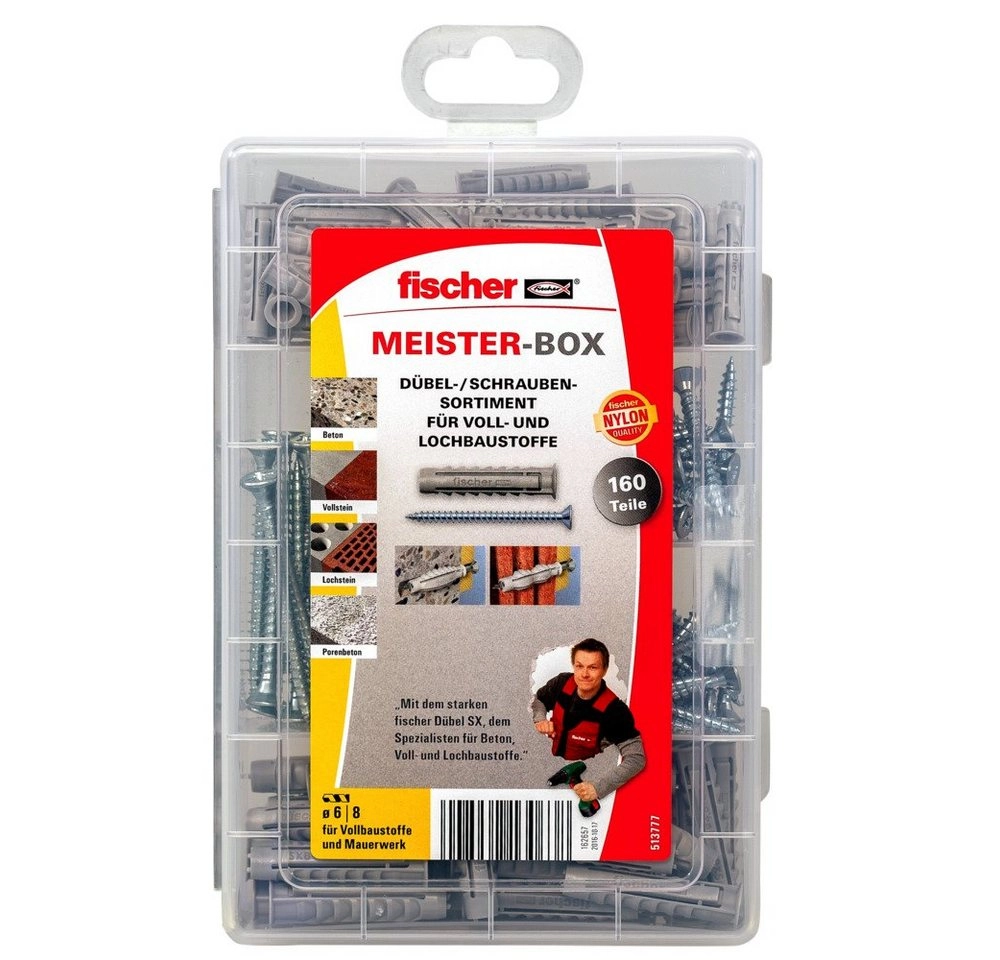 Meister-Box mit Dübel SX und Schrauben