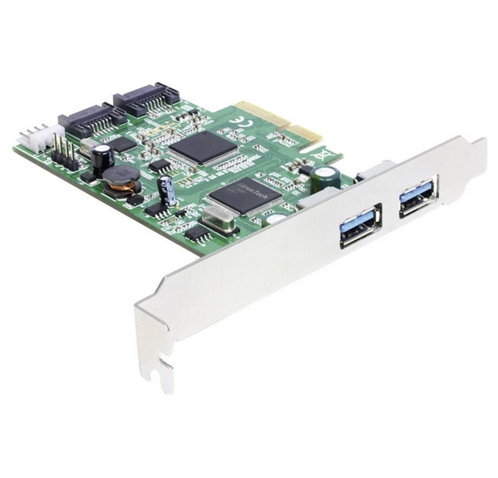 PCI Express Karte > 2x USB 3.0, 2x SATA, Controller