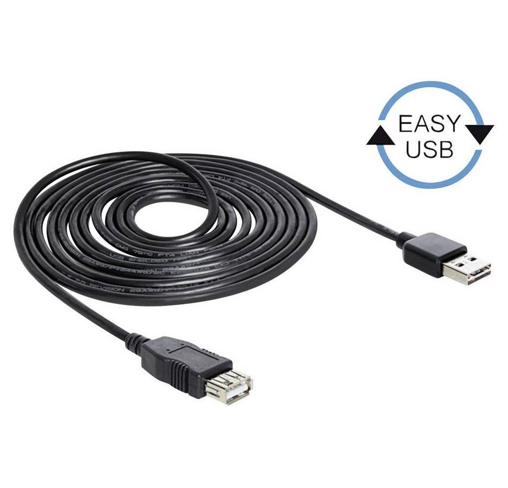 EASY-USB 2.0 Verlängerungskabel, USB-A Stecker > USB-A Buchse