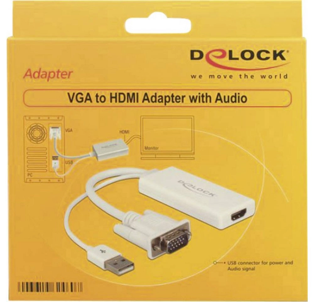 Adapter VGA + Audio zu HDMI