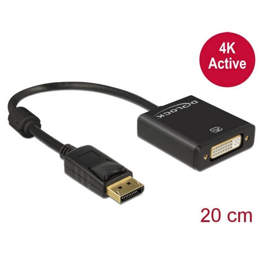 Adapter DisplayPort 1.2 > DVI Buchse 4K