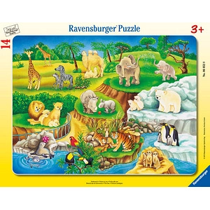 Puzzle Zoobesuch