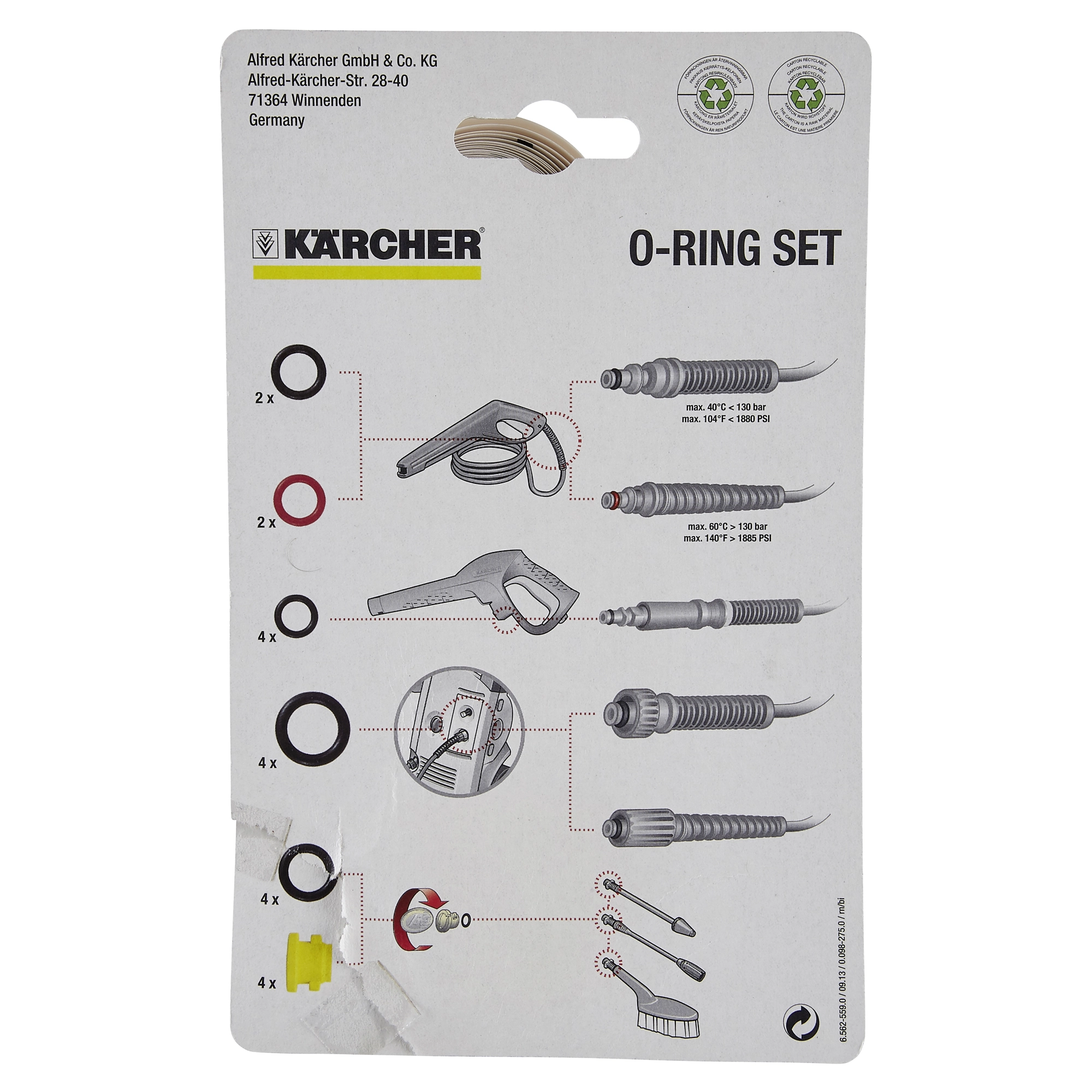 O-Ring-Set, Dichtung