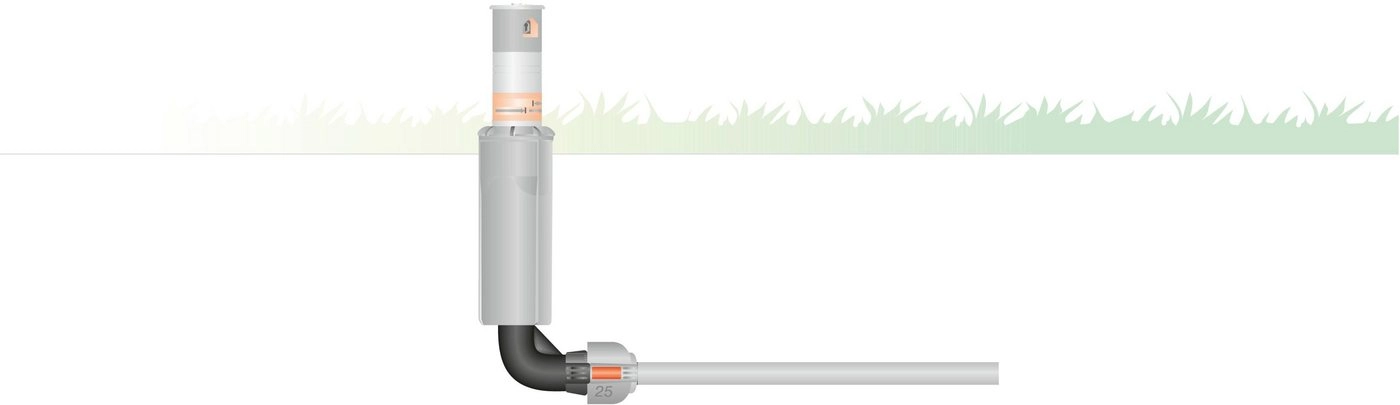 Sprinklersystem L-Stück 25mm > 1/2", Verbindung