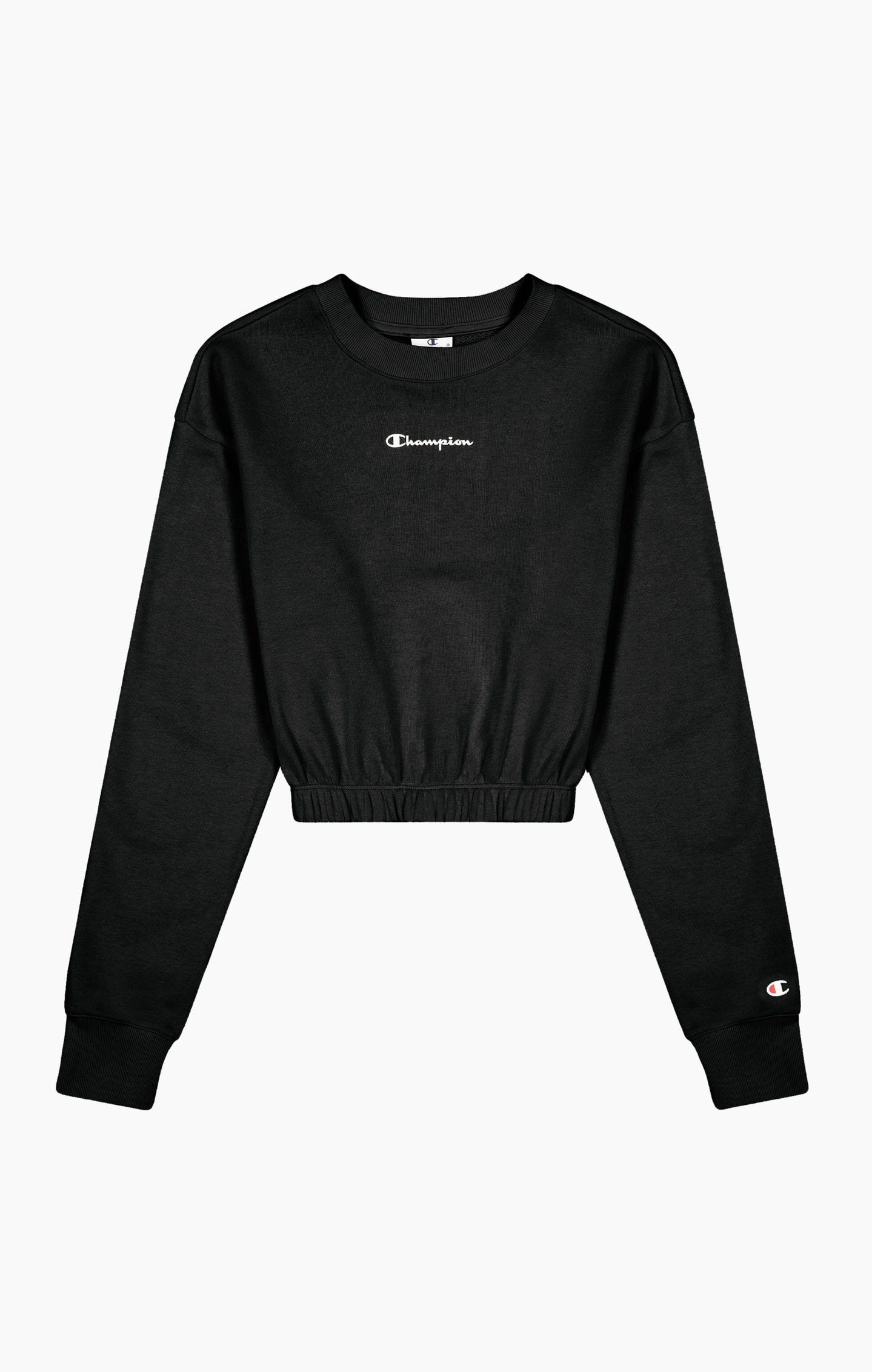 Gerade geschnittenes Sweatshirt mit elastischem Bund