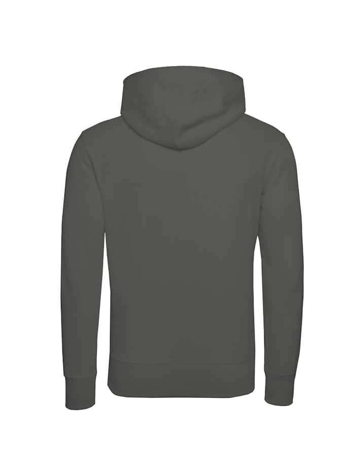 Kapuzenpullover mit gesticktem Logo-Schriftzug