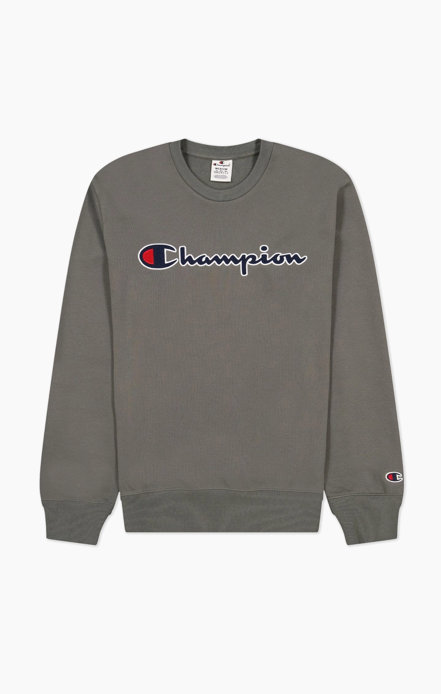 Sweatshirt mit gesticktem Logo-Schriftzug