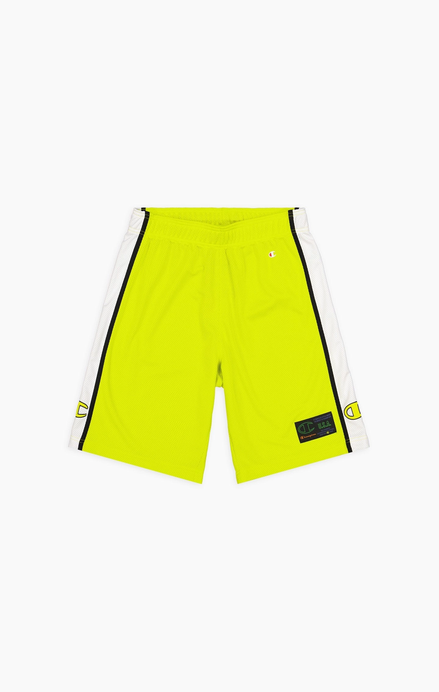 Shorts mit elastischem Bund und Jacquard-Etikett