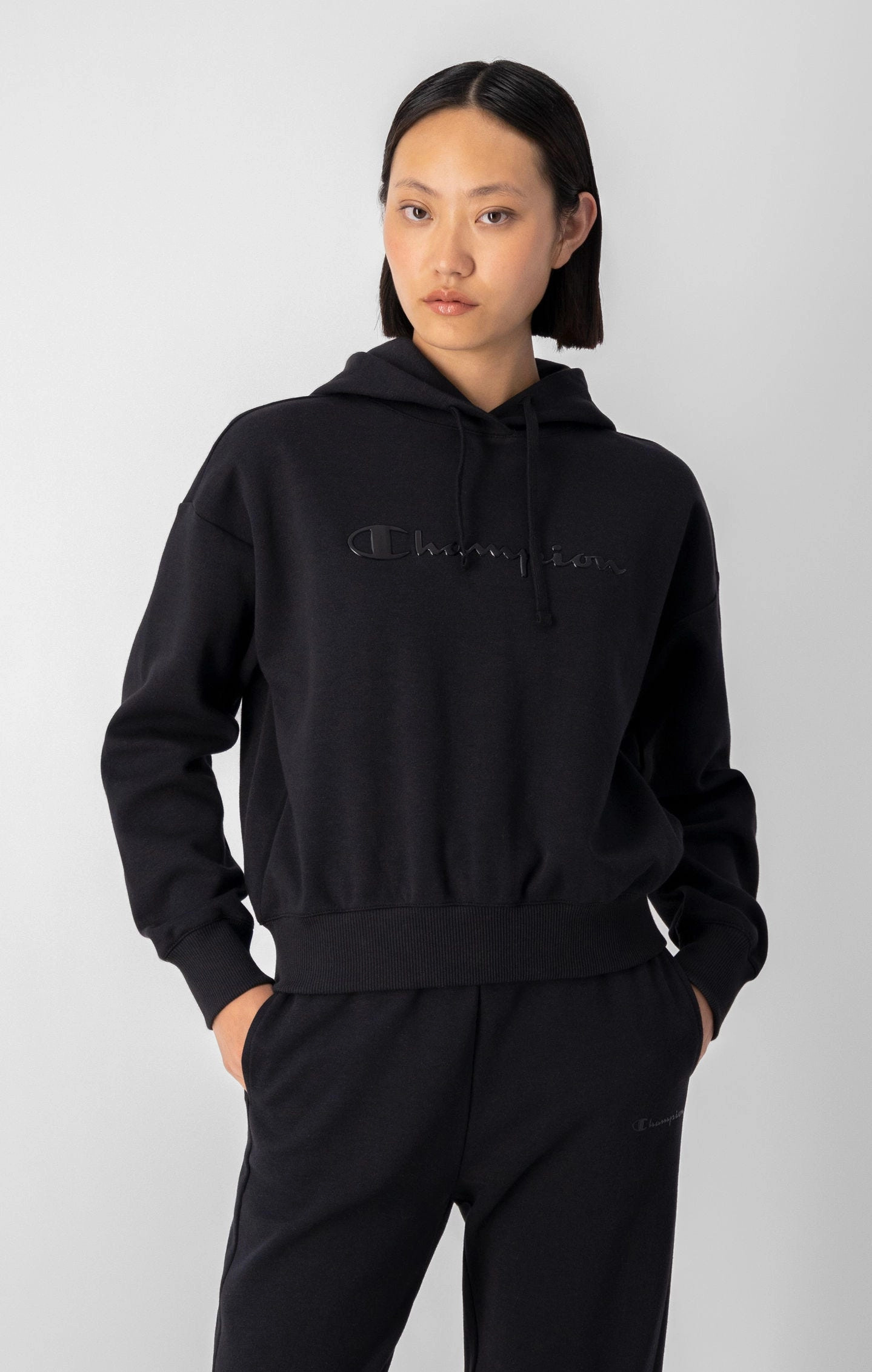 X Pro Kapuzenpullover mit 3D-Logo-Schriftzug