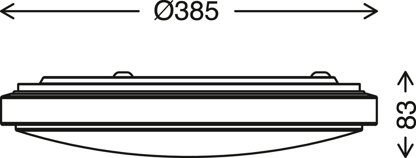 STERNENHIMMEL LED Deckenleuchte, Ø 38,5 cm, 18 W, Weiß