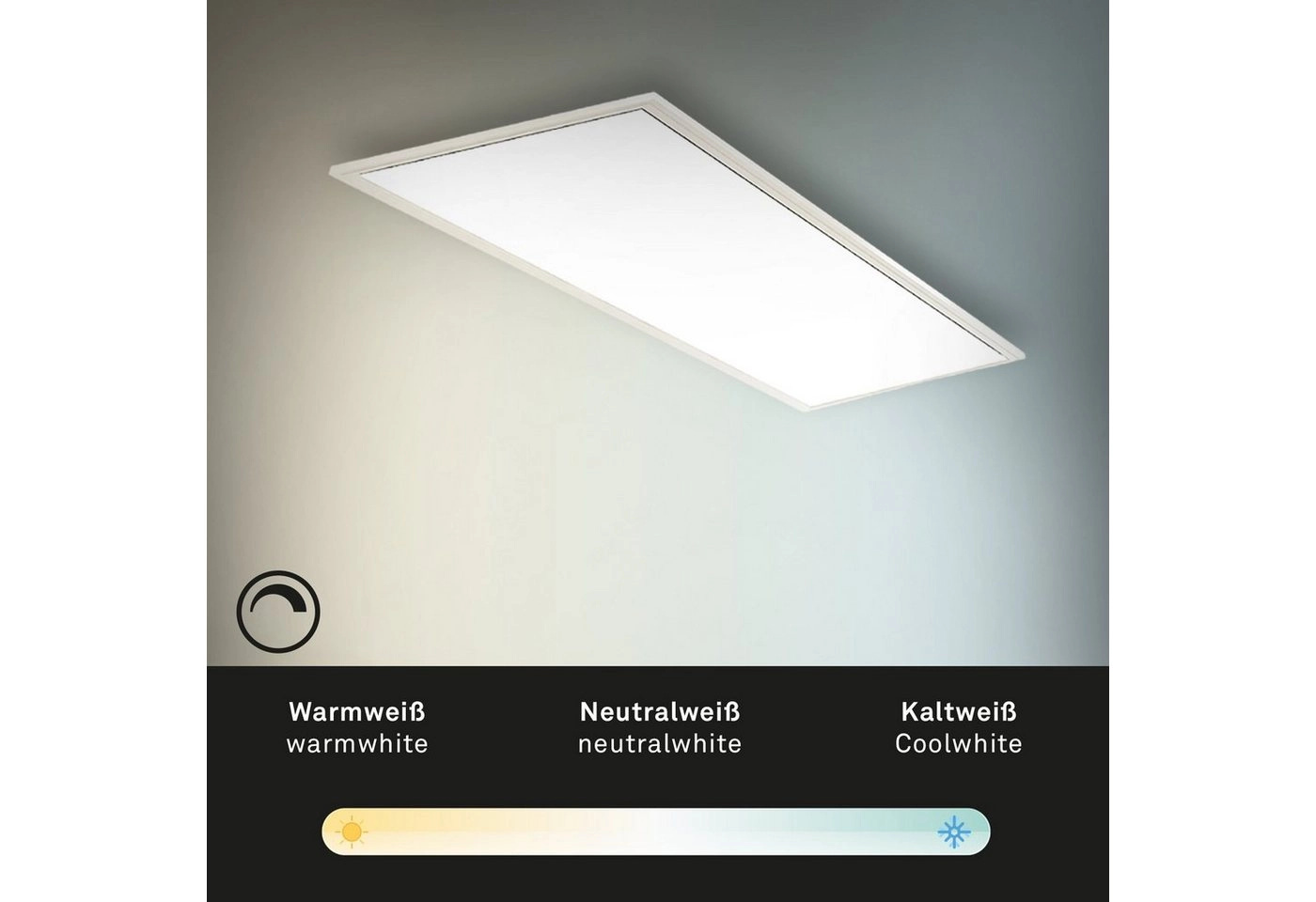 CCT LED Panel, 100 cm, 2200 LUMEN, 24 WATT, Weiß