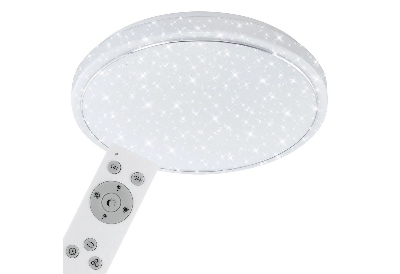 STERNENHIMMEL LED Deckenleuchte, Ø 56 cm, 48 W, Weiß