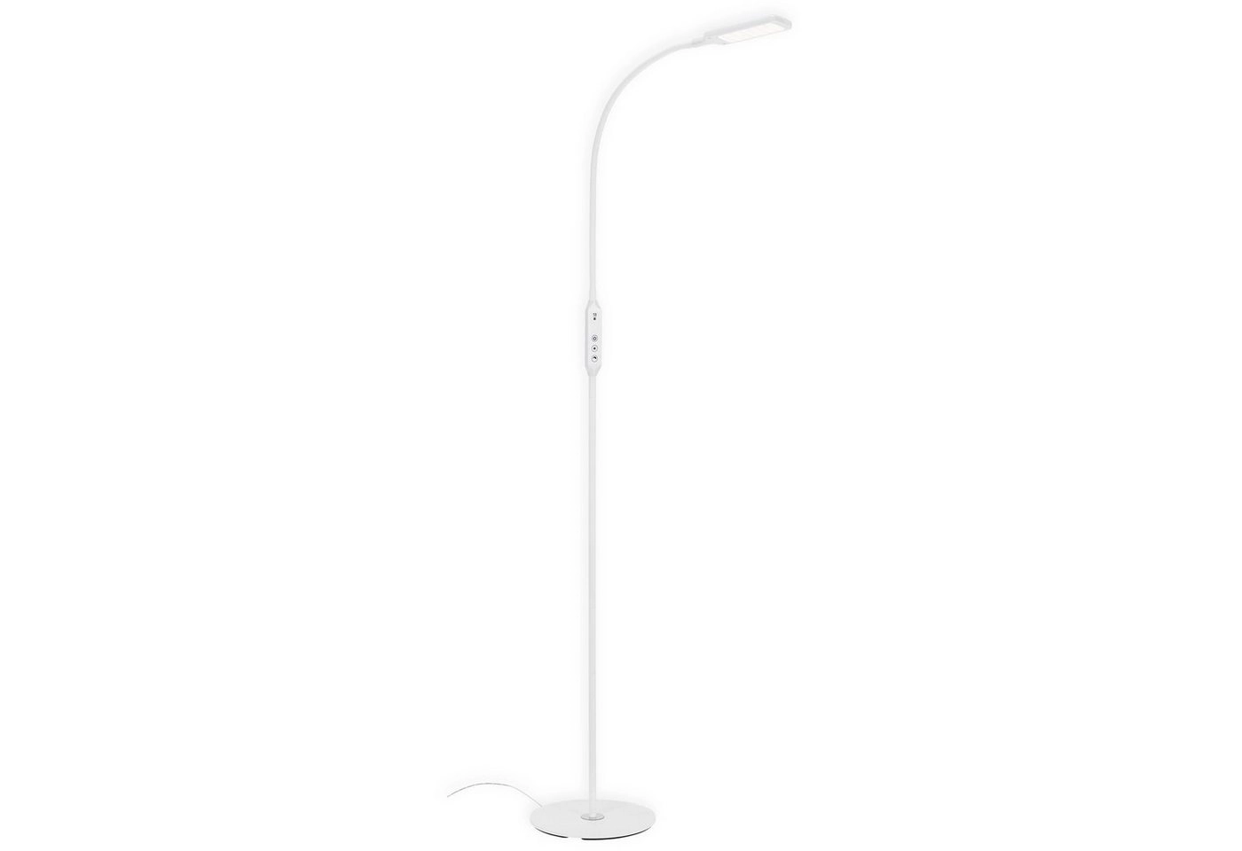 CCT LED Stehleuchte, 140 cm, 8 W, Weiß