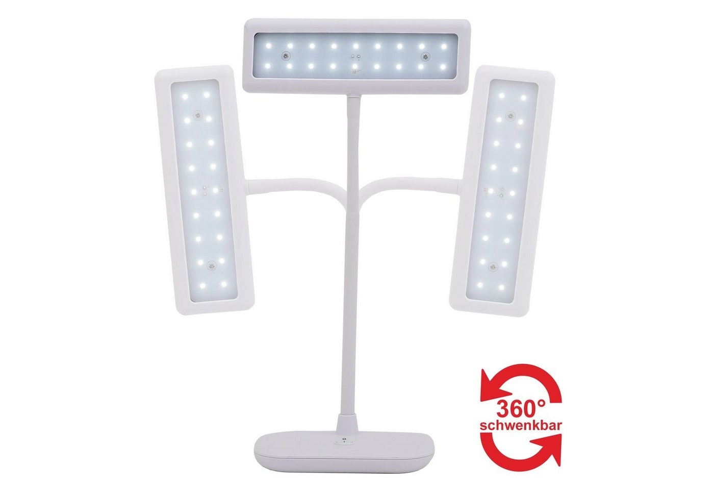 LED Tischleuchte, 44 cm, 7,5 W, Weiß