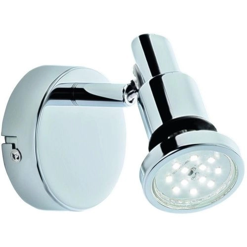 LED Spot Wand- und Deckenleuchte, Ø 8 cm, 4 W, Chrom