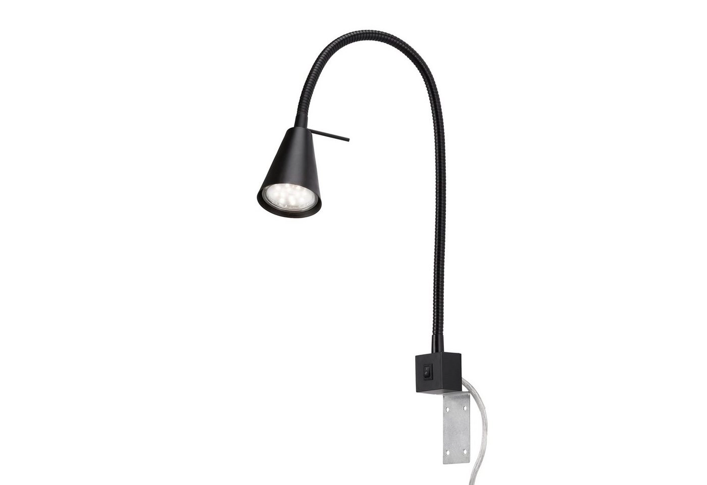 LED Wandleuchte, 40,3 cm, 5 W, Schwarz