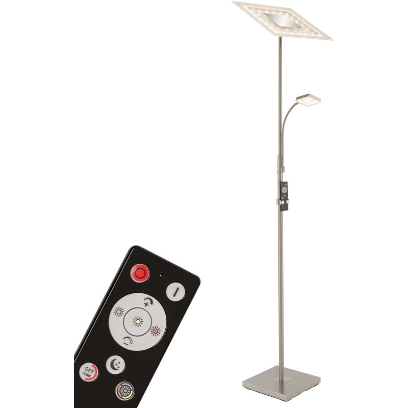 LED Fluter mit Lesearm, Nachtlicht, Timer, Schalter, Dimmbar