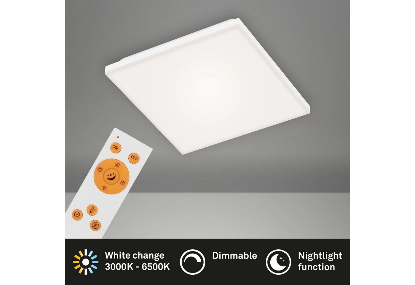 FRAMELESS LED Panel, 29,5 cm, 1600 LUMEN, 12 WATT, Weiß