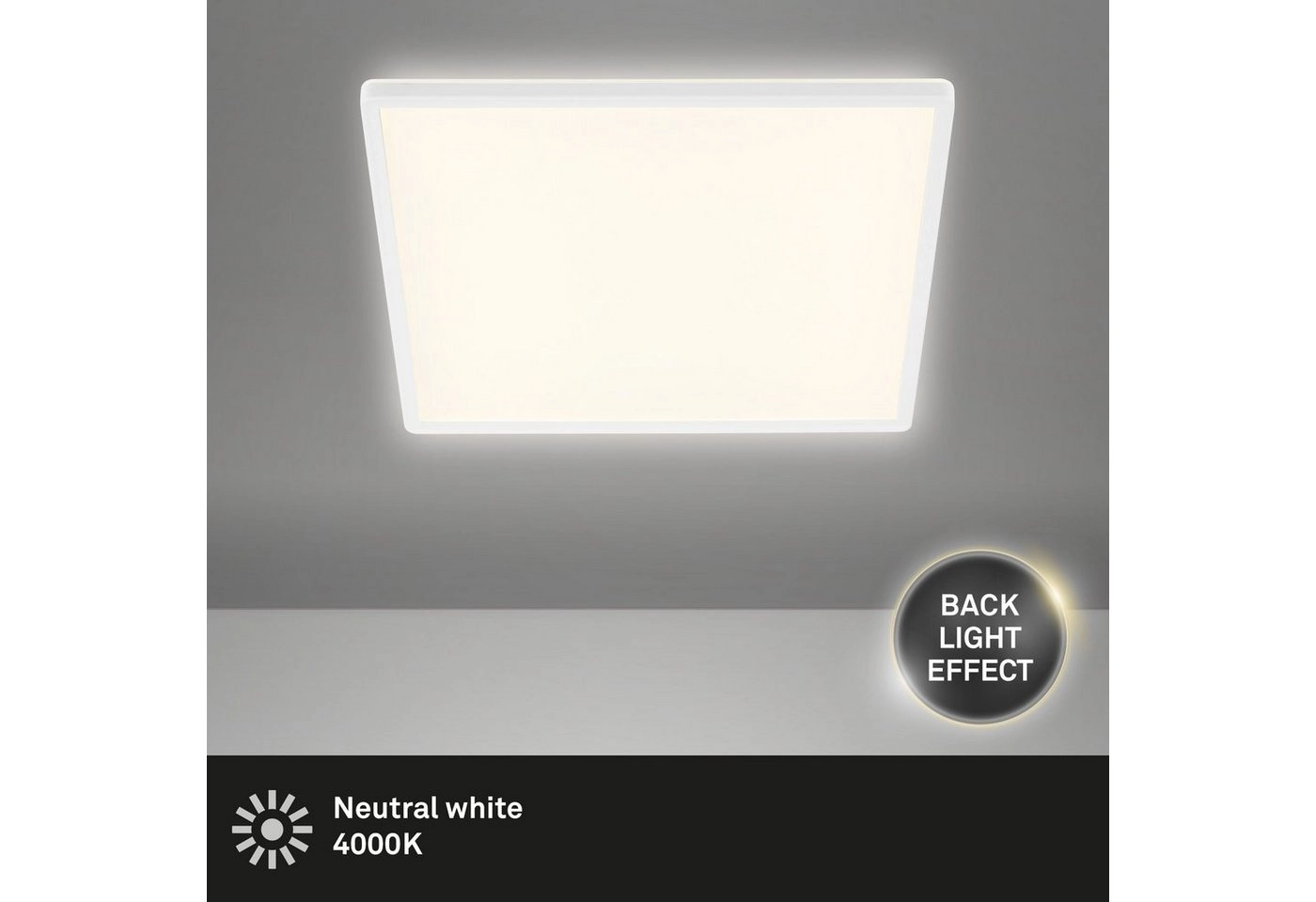 SLIM LED Panel, 42 cm, 3000 LUMEN, 22 WATT, Weiß