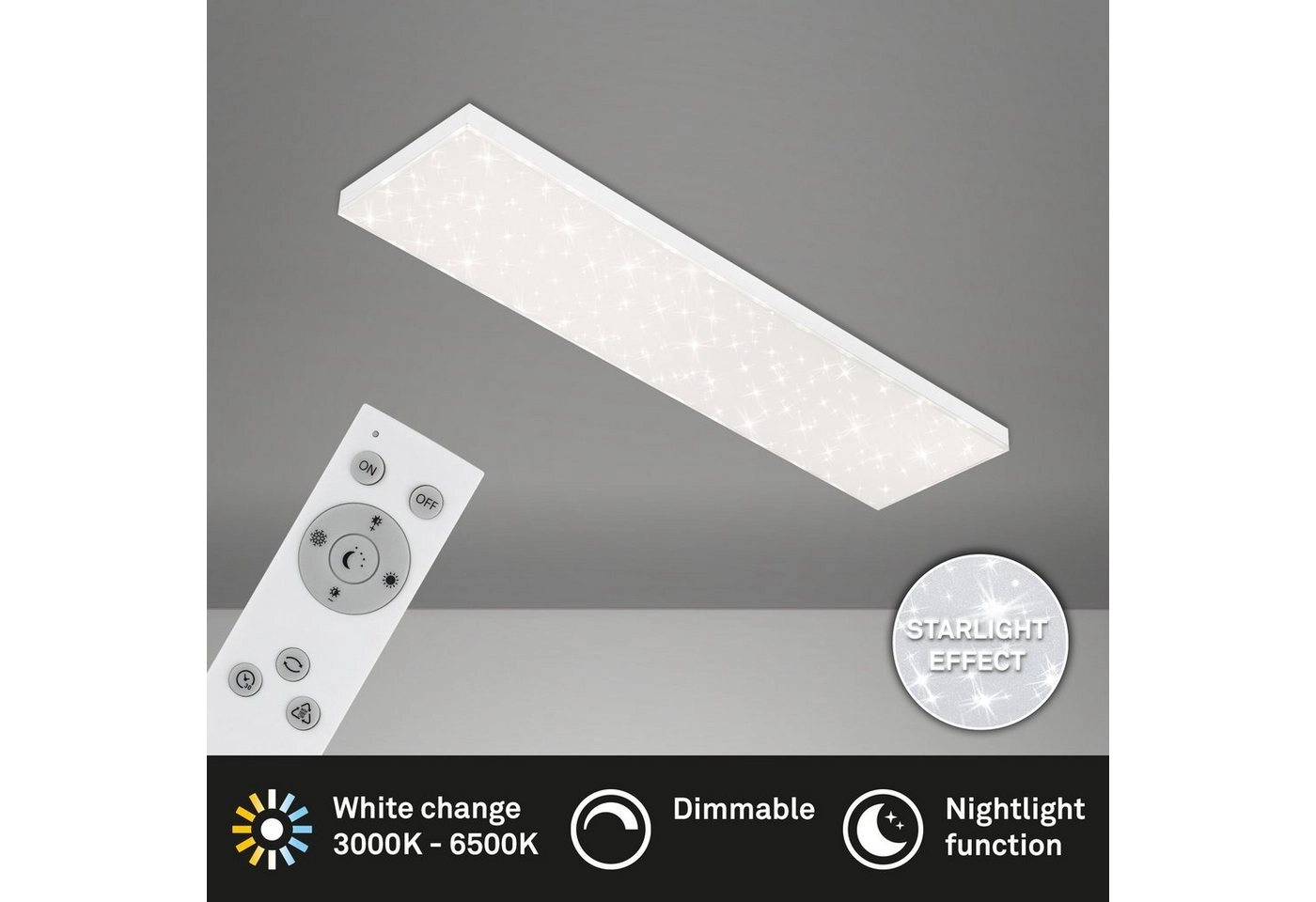CCT LED Panel, 100 cm, 24 W, Weiß