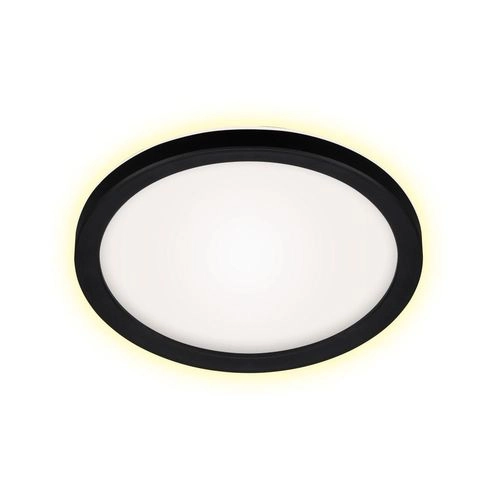 SLIM LED Panel, Ø 19 cm, 12 W, Schwarz