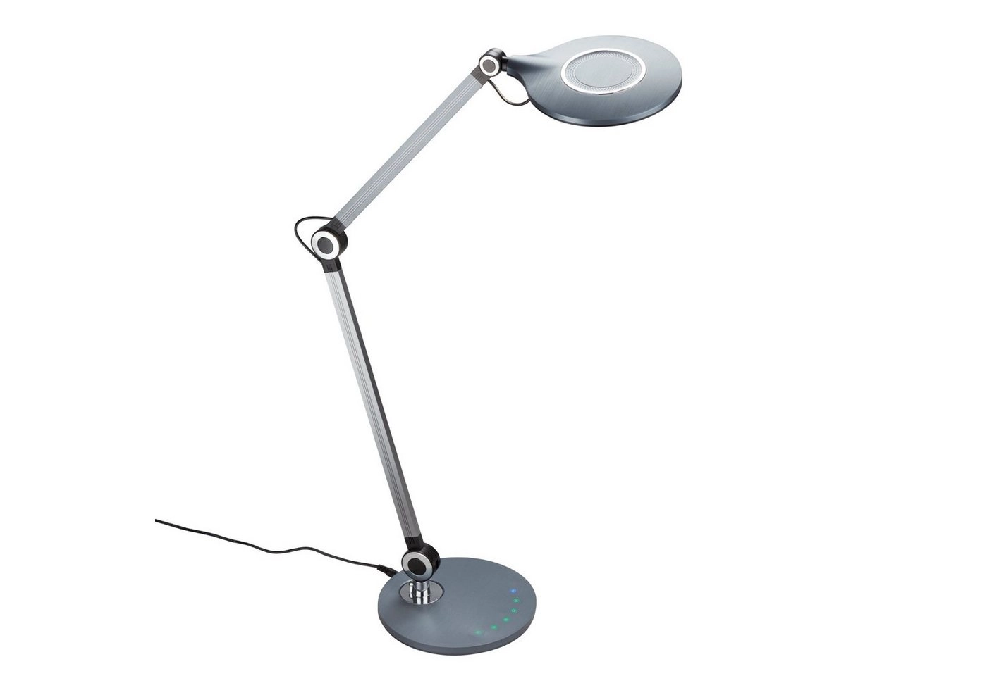 CCT LED Schreibtischleuchte, Ø 20 cm, 9 W, Anthrazit