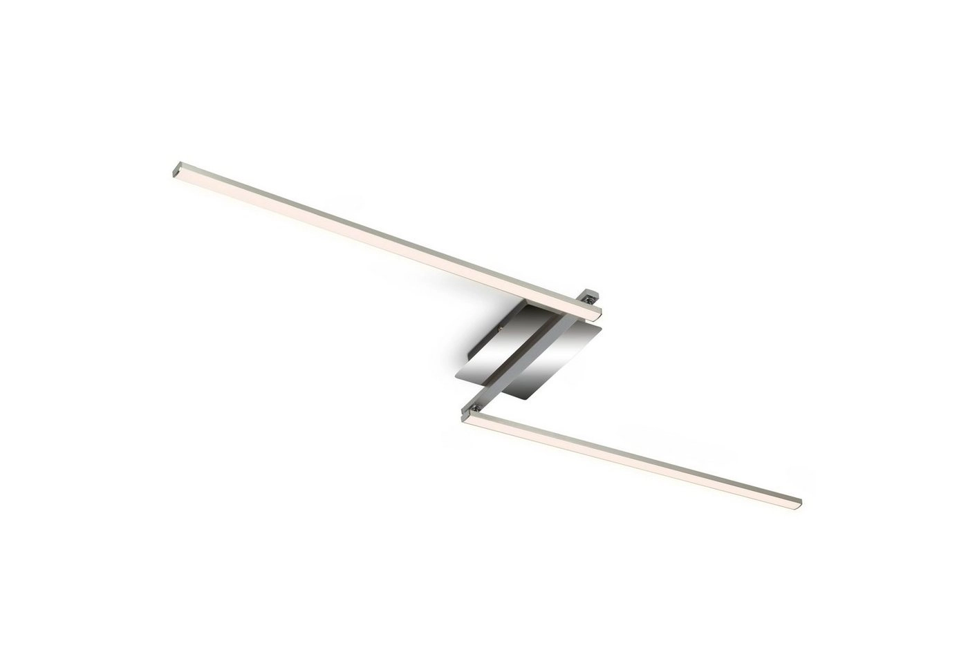 LED Deckenleuchte, 143,6 cm, 12 W, Alu-Chrom