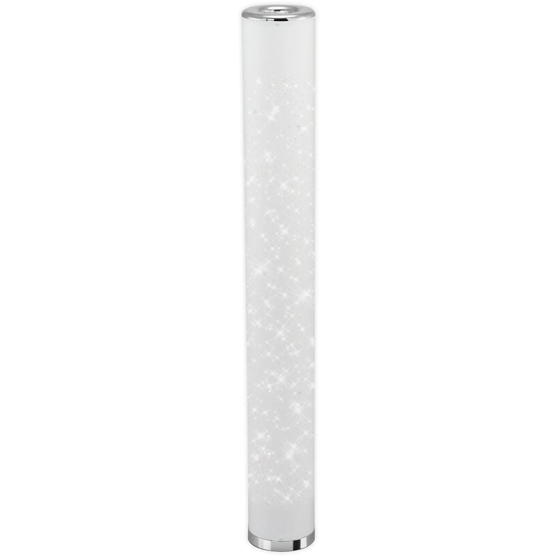 STERNENHIMMEL LED Stehleuchte, 103,5 cm, 12 W, Weiß-Chrom