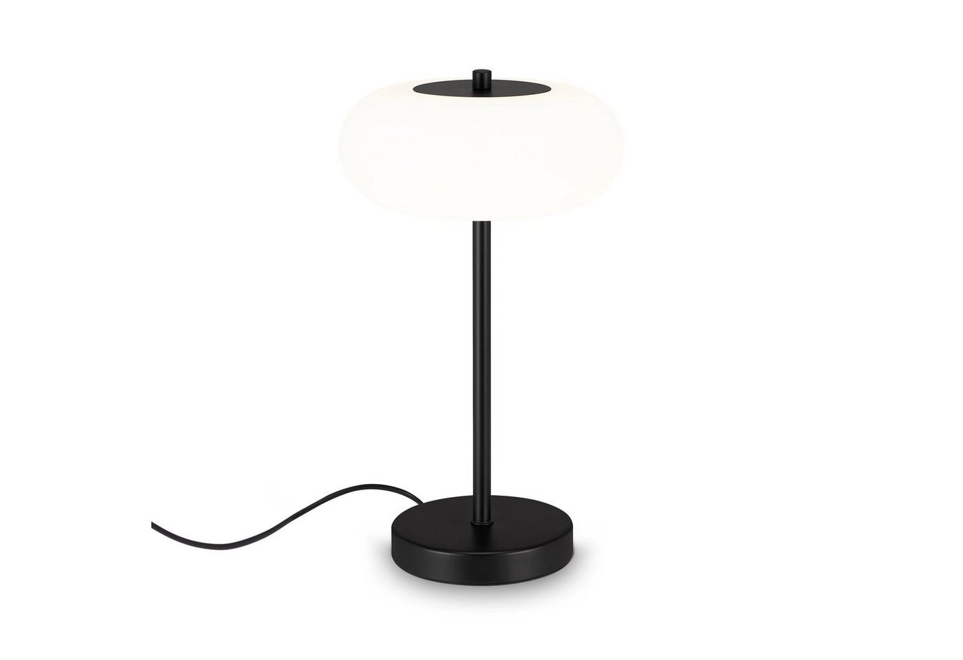 LED Tischleuchte, Ø 19,8 cm, 4,5 W, Schwarz