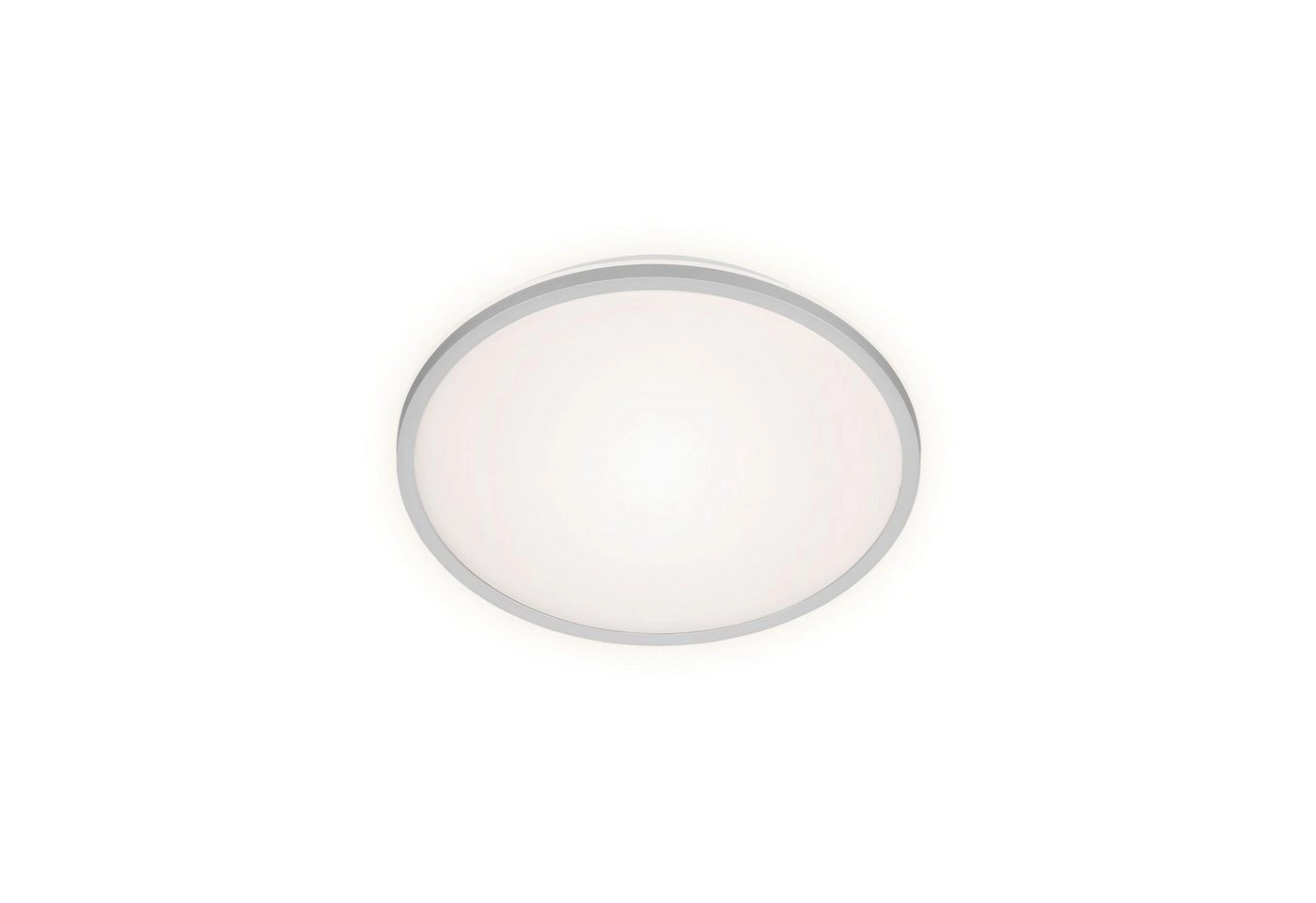 LED Deckenleuchte, Ø 28 cm, 15 W, Silber