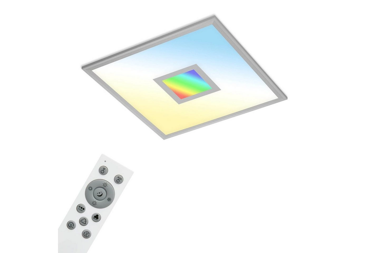 CCT LED Panel, RGB Centerlight, 44,5 cm, 24 W, 2400 lm, Silber