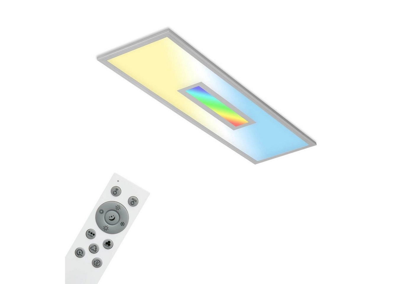 CCT LED Panel, RGB Centerlight, 100 cm, 28 W, 3000 lm, Silber