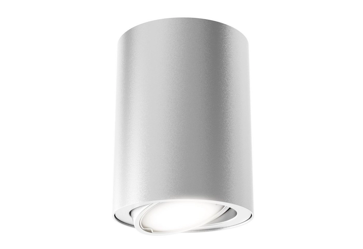 LED Aufbauleuchte, 10,5 cm, 5 W, Silber