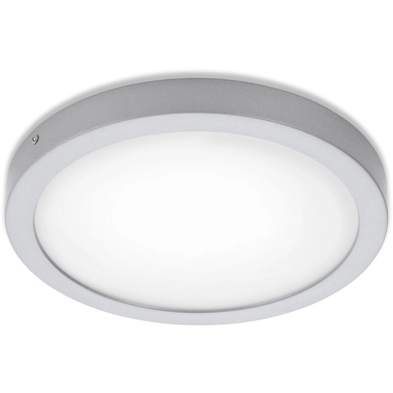 LED Deckenleuchte, Ø 30 cm, 21 W, Chrom-Matt