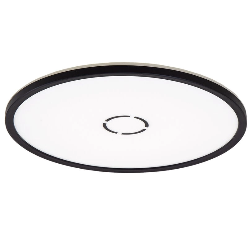 Slim LED Panel, Ø 42 cm, 3000 LUMEN, 22 WATT, Schwarz