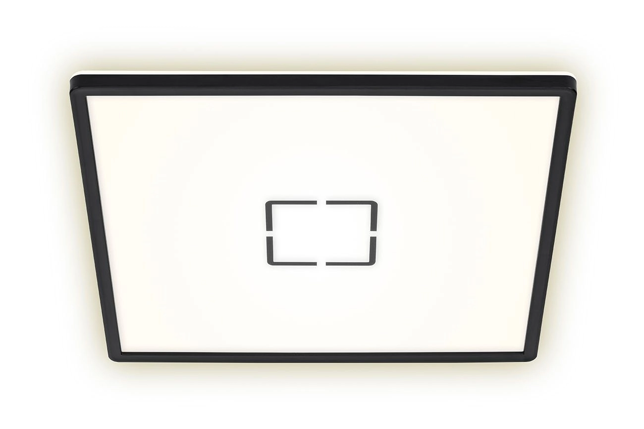 Slim LED Panel, 42 cm, 3000 LUMEN, 22 WATT, Schwarz