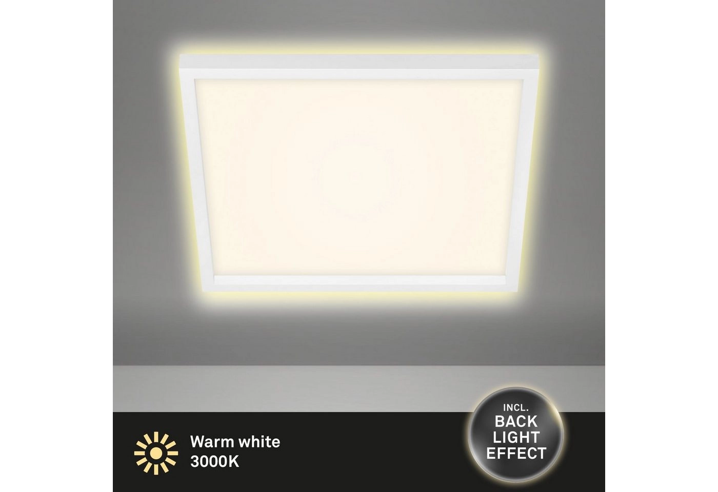 LED Panel, 42,2 cm, 3000 LUMEN, 22 WATT, Weiß